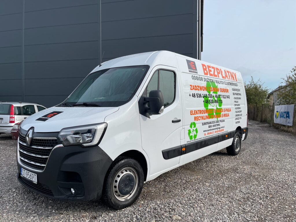 samochód do odbioru zużytego sprzętu agd